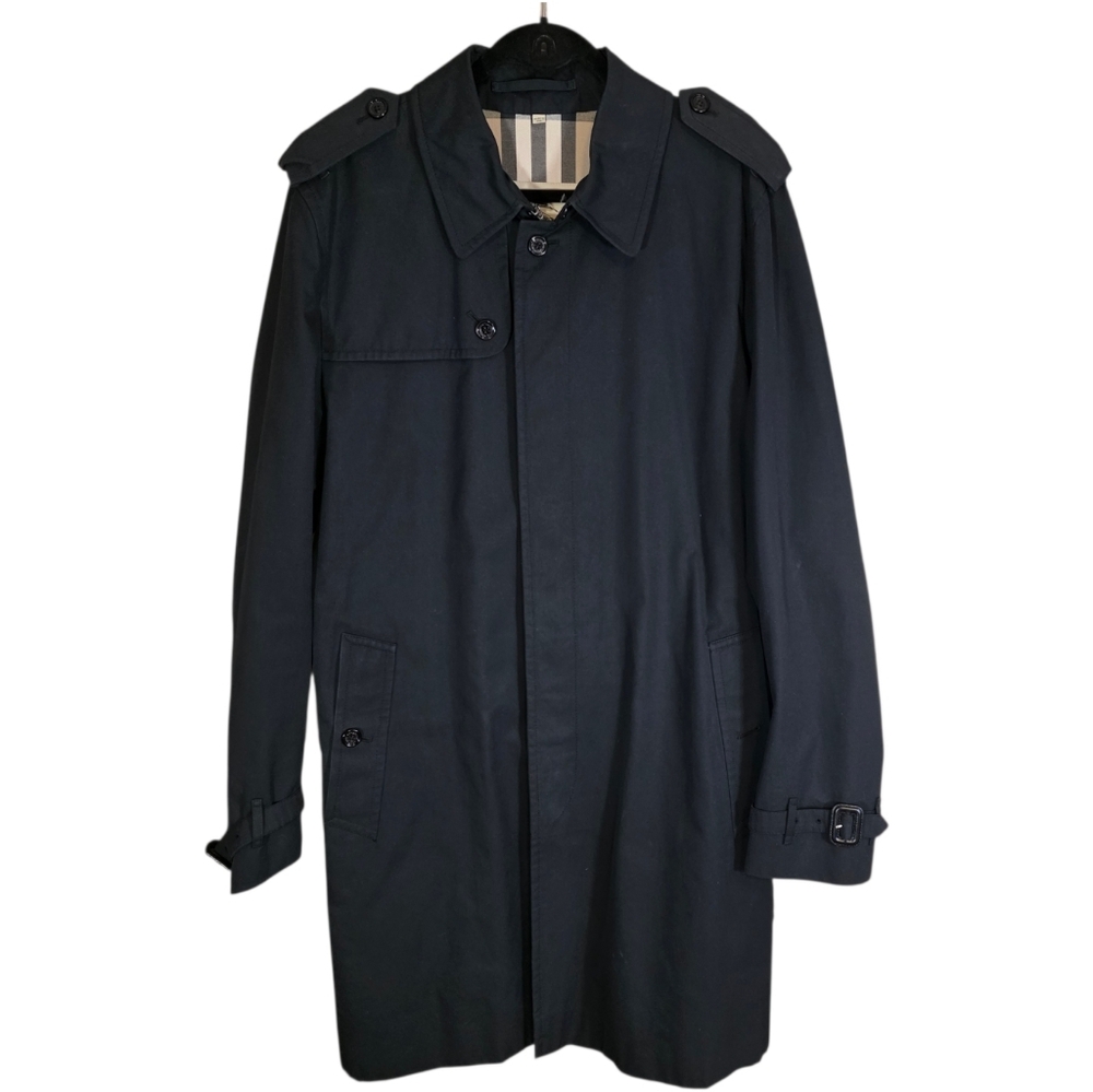 Burberry Navy Blue Classic Trench Coat